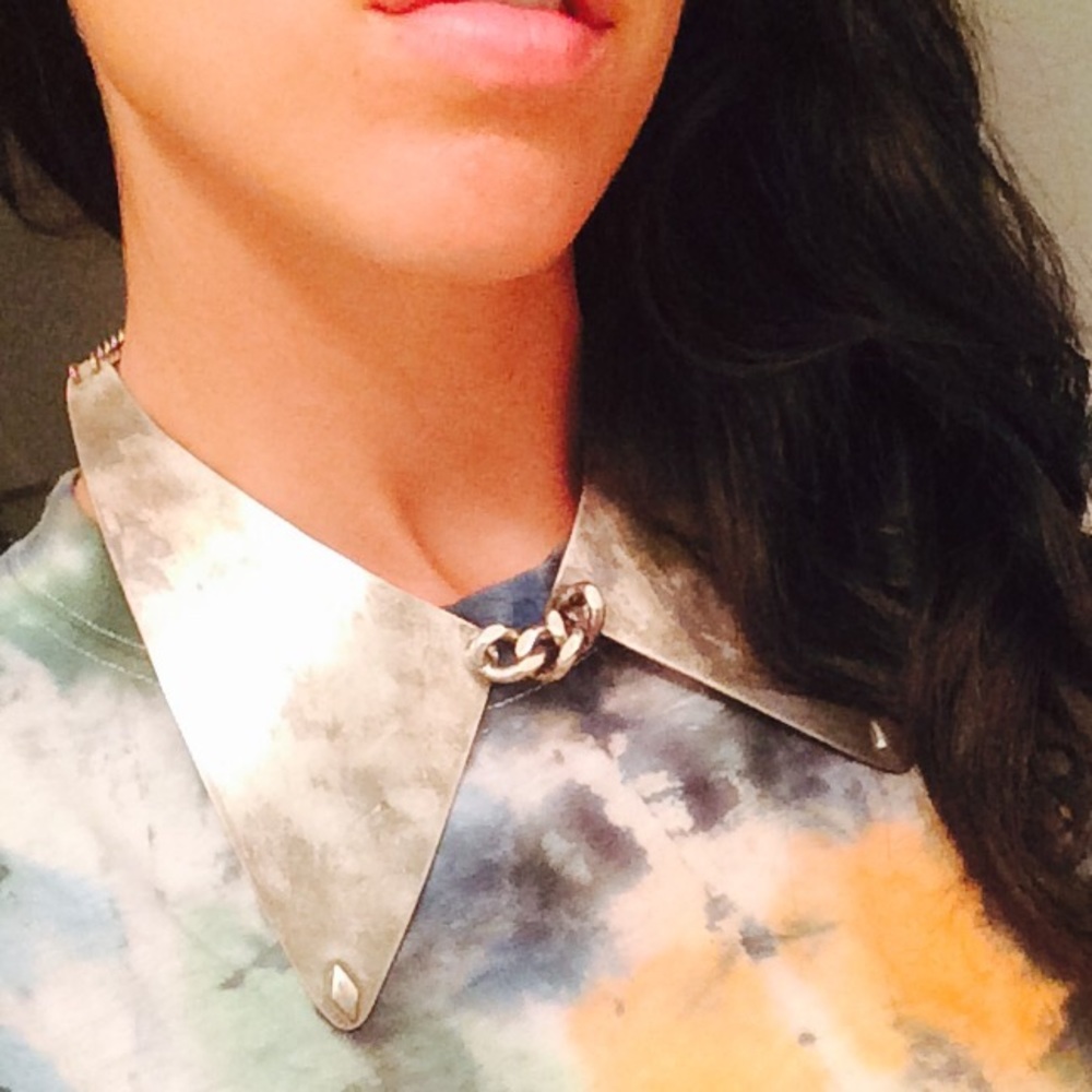 Dannijo metal collar necklace limited edition